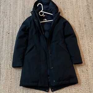 The North Face Navy Hooded Parka